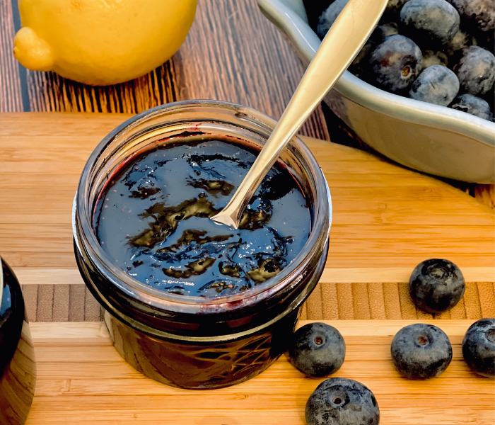 Blueberry preserves