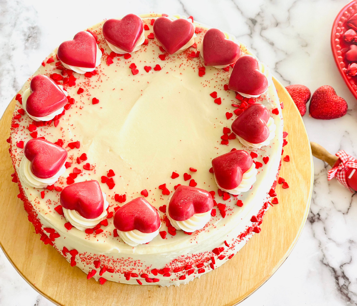 Red Velvet Cake for Valentine's day — Sweet • Sour • Savory