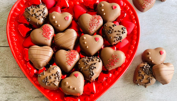 Valentine’s Day Chocolate Heart Candy